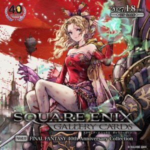 Final Fantasy 40th Anniversary Card Box Square Enix Collection Japanese Version Final Fantasy 40th Anniversary Card Box Square Enix Collection Japanese Version