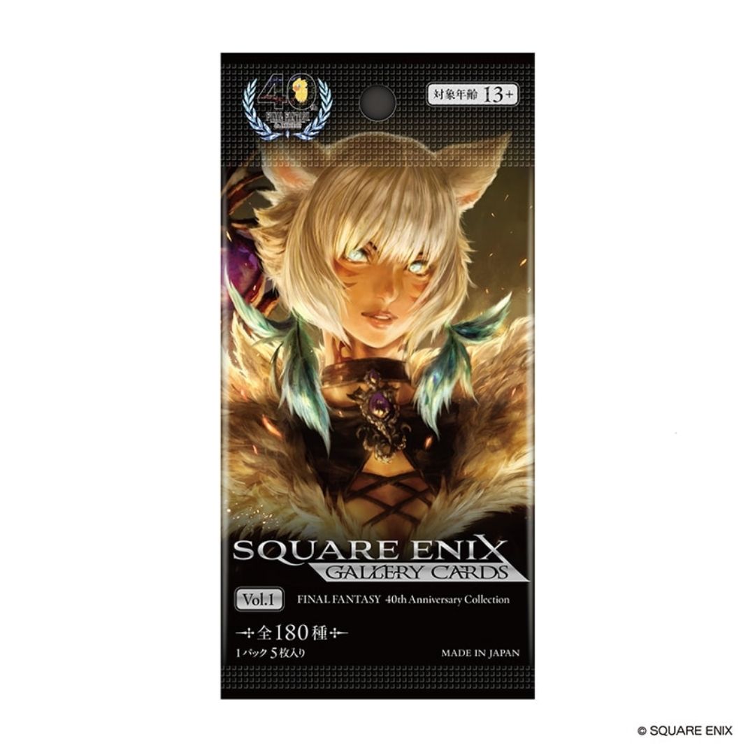 Final Fantasy 40th Anniversary Card Box Square Enix Collection Japanese Version Final Fantasy 40th Anniversary Card Box Square Enix Collection Japanese Version