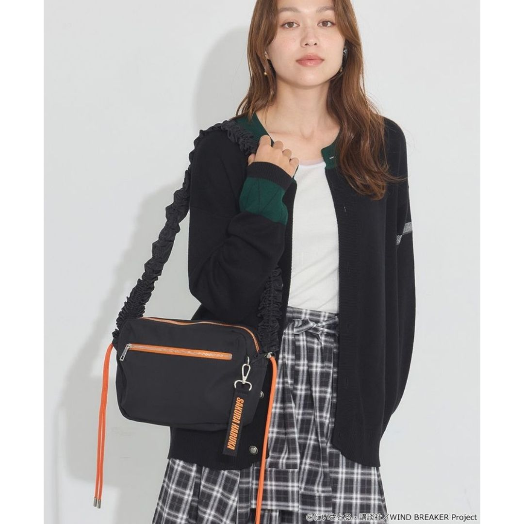 WIND BREAKER Shoulder Bag earth music and ecology Japan Label Tas Selempang WIND BREAKER Shoulder Bag earth music and ecology Japan Label Tas Selempang