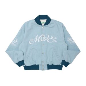 MOE EMB Logo Denim Jacket Jaket Casual Bordir Premium
