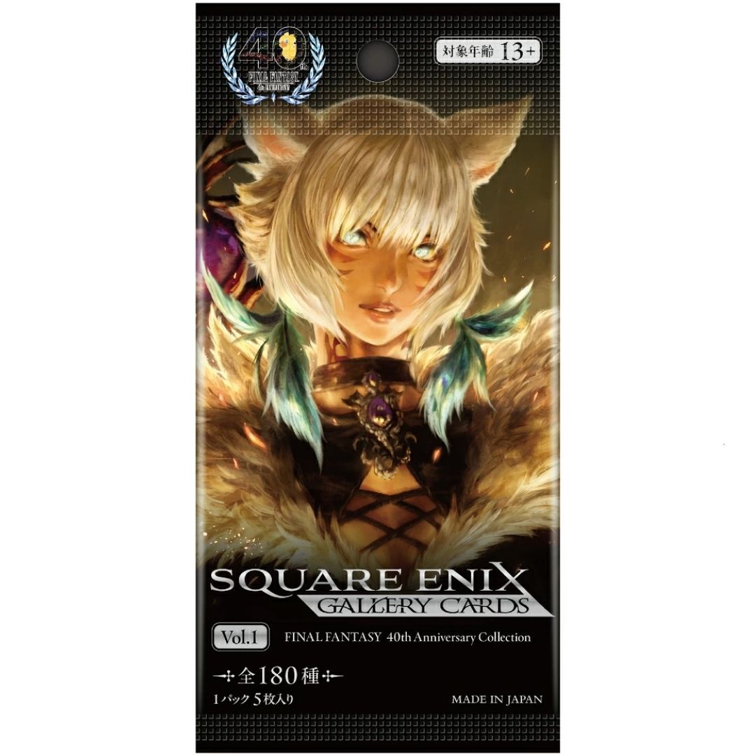 Square Enix Gallery Card Final Fantasy 40th Anniversary Collection Card