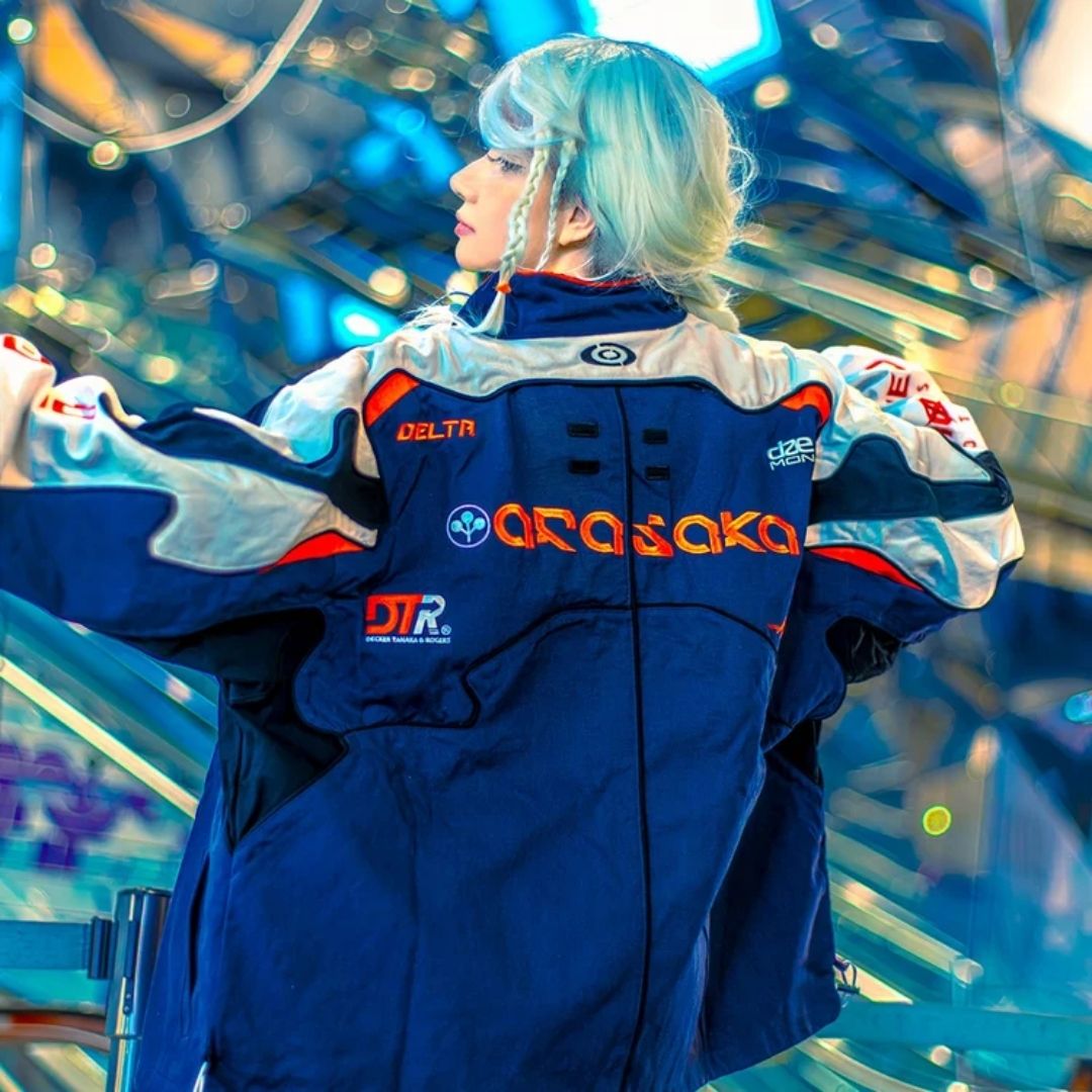 SOMSOC Cyberpunk Edgerunners Lucy Racing Jacket CARBON CORE Koleksi