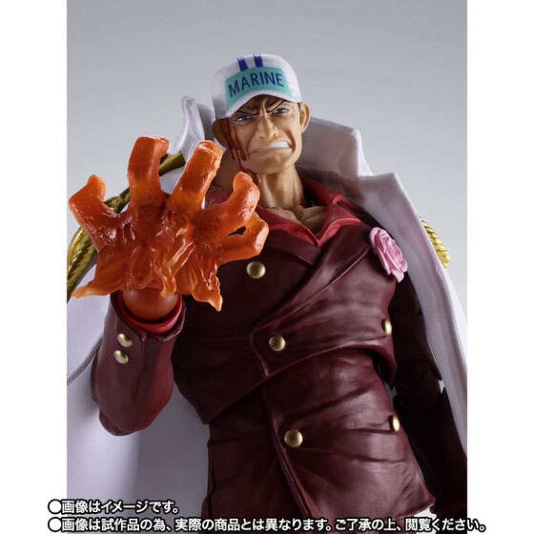 S.H.Figuarts Sakazuki Akainu Marineford Summit Battle Figure 200mm