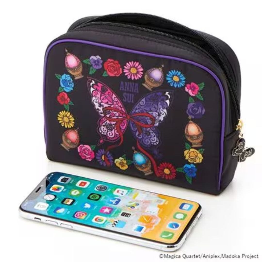 Pouch Kosmetik ANNA SUI x Madoka Magica Magical Girl Pattern Pouch Kosmetik ANNA SUI x Madoka Magica Magical Girl Pattern