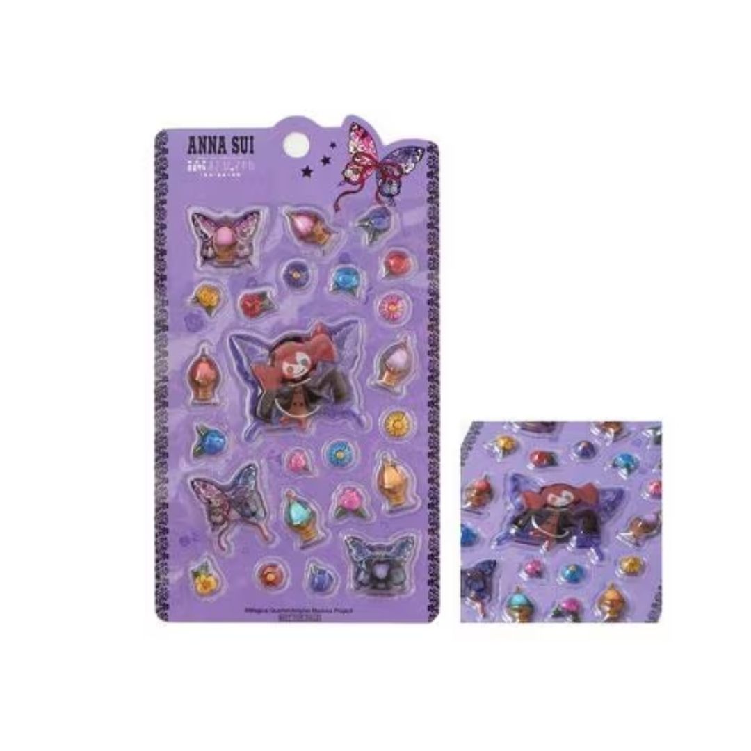 Dompet Lipat ANNA SUI x Madoka Magica Papillon Clasp Eksklusif