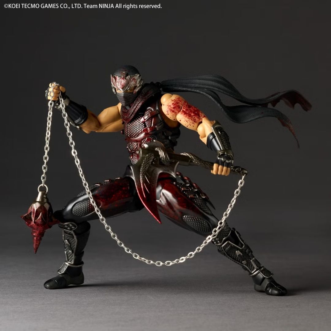 Revoltech Amazing Yamaguchi Ryu Hayabusa Fierce Battle Ver. 170mm