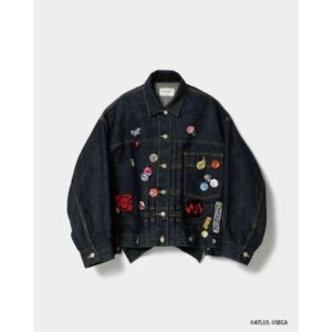 Jaket Denim Persona 5 beautiful people x P5R Double-End Denim Blouson