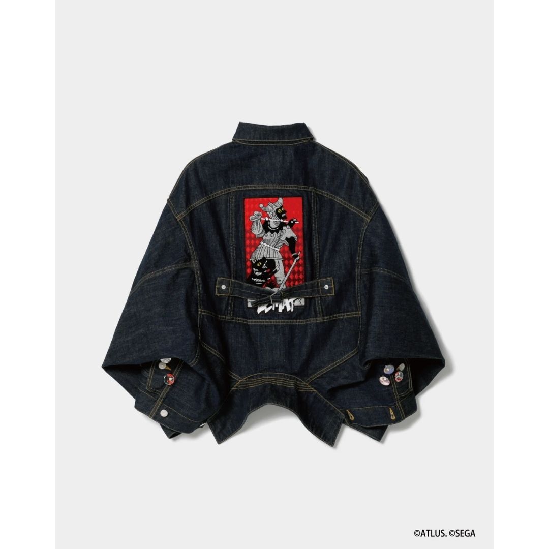  Jaket Denim Persona 5 beautiful people x P5R Double-End Denim Blouson 