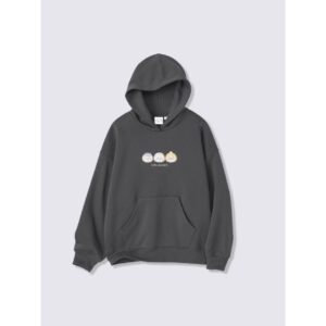 Hoodie GU x CHIIKAWA Sweatshirt Hoodie Gray Hoodie GU x CHIIKAWA Sweatshirt Hoodie Gray