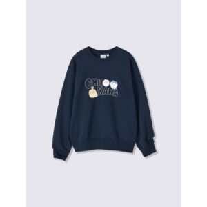GU Sweatshirt Chiikawa Pullover Navy