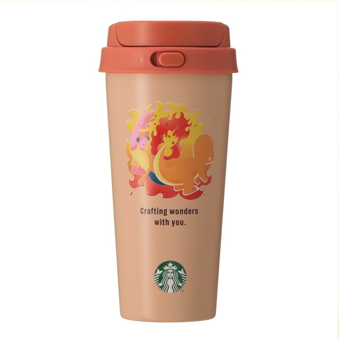 Tumbler Stainless Steel To-Go Bottle Pokemon x STARBUCKS Charmander 473 ml Tumbler Stainless Steel To-Go Bottle Pokemon x STARBUCKS Charmander 473 ml