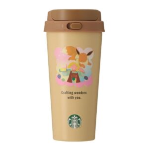 Tumbler Stainless Steel To-Go Bottle Pokemon x STARBUCKS Eevee 473 ml