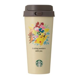 Tumbler Stainless Steel To-Go Bottle Pokemon x STARBUCKS Pikachu 473 ml