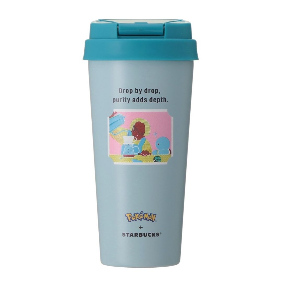 Tumbler Stainless Steel To-Go Bottle Pokemon x STARBUCKS Squirtle 473 ml