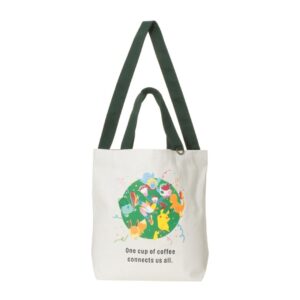 Tote Bag Pokemon x STARBUCKS Coffee Connection dengan Shoulder Strap Tote Bag Pokemon x STARBUCKS Coffee Connection dengan Shoulder Strap