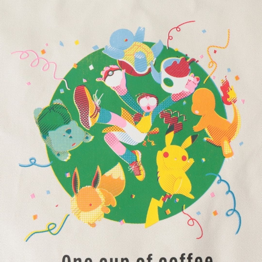 Tote Bag Pokemon x STARBUCKS Coffee Connection dengan Shoulder Strap