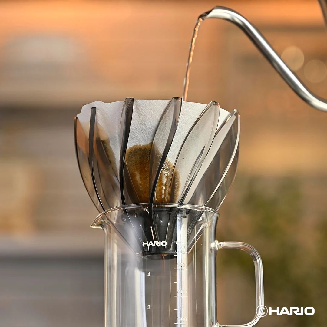 HARIO Suiren Dripper VDSU-02-TB Dripper Kopi V60 Collapsible HARIO Suiren Dripper VDSU-02-TB Dripper Kopi V60 Collapsible