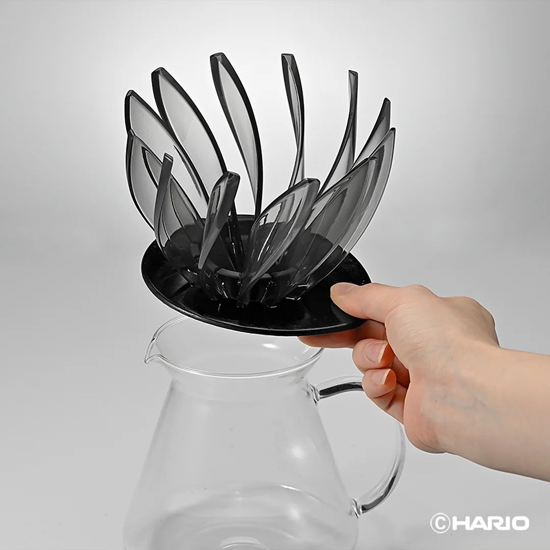 HARIO Suiren Dripper VDSU-02-TB Dripper Kopi V60 Collapsible HARIO Suiren Dripper VDSU-02-TB Dripper Kopi V60 Collapsible