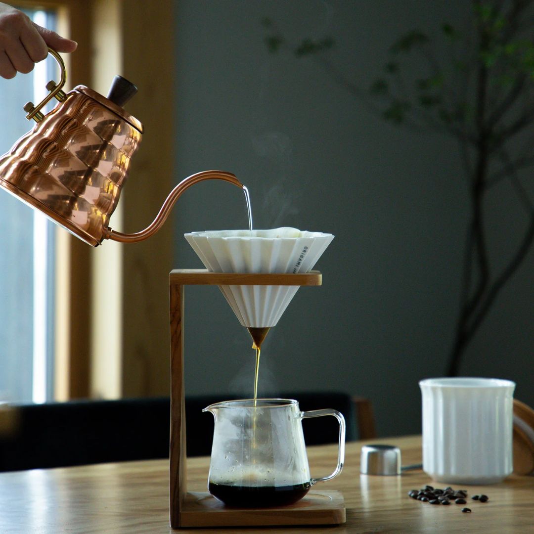 ORIGAMI Dripper Ceramic S Matte Grey untuk Seduhan Kopi Lebih Fleksibel ORIGAMI Dripper Ceramic S Matte Grey untuk Seduhan Kopi Lebih Fleksibel