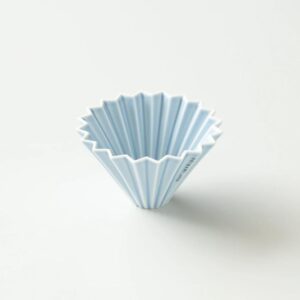 ORIGAMI Dripper Ceramic S Matte Blue untuk Seduhan Kopi 1-2 Cangkir