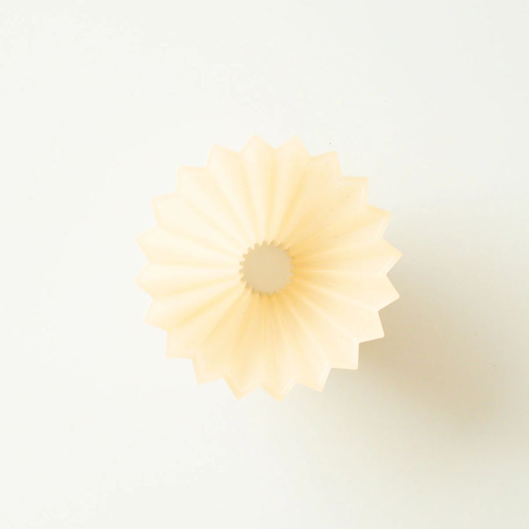 ORIGAMI Dripper Air S Matte Beige Ringan untuk Seduhan Kopi Lebih Stabil