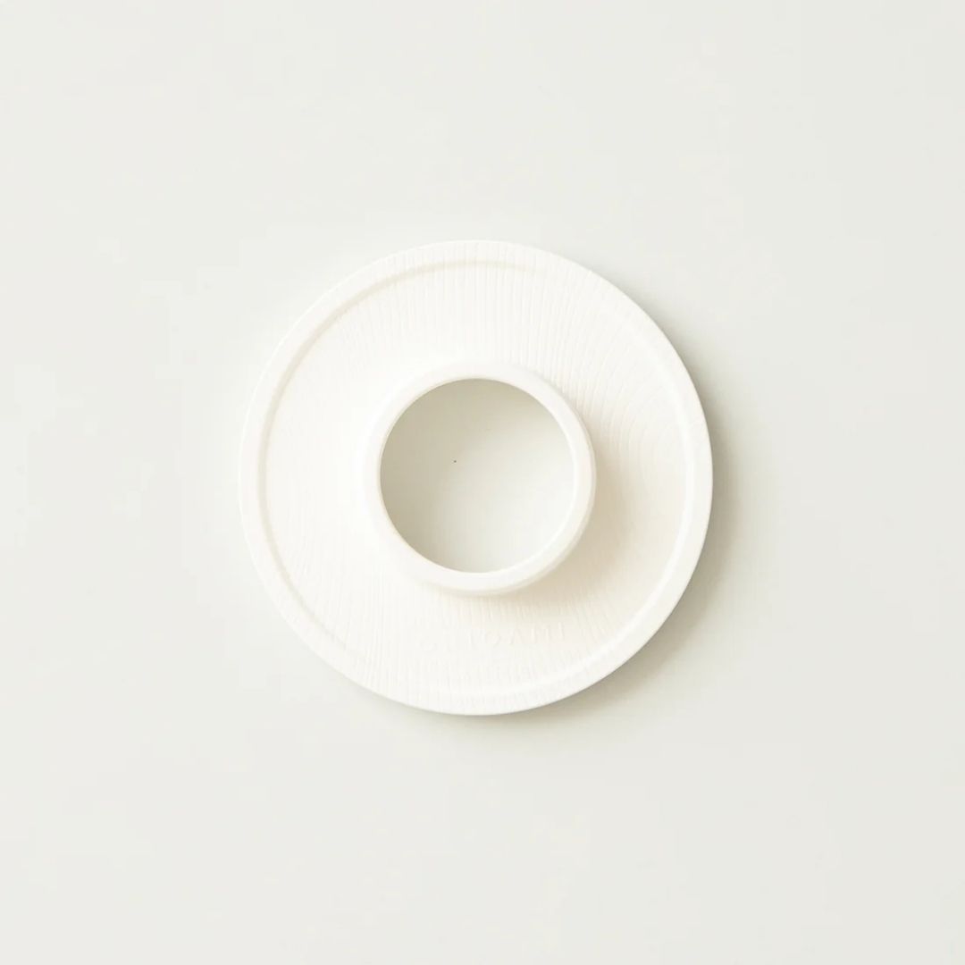 ORIGAMI Holder Grain White untuk Penyangga Dripper dengan Motif Serat Kayu ORIGAMI Holder Grain White untuk Penyangga Dripper dengan Motif Serat Kayu