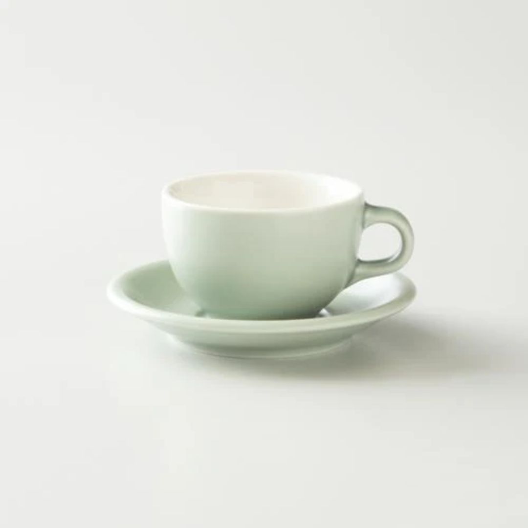 ORIGAMI 6 or 8oz Saucer Matte Green - Alas Cangkir Latte Bowl dari Jepang ORIGAMI 6 or 8oz Saucer Matte Green - Alas Cangkir Latte Bowl dari Jepang