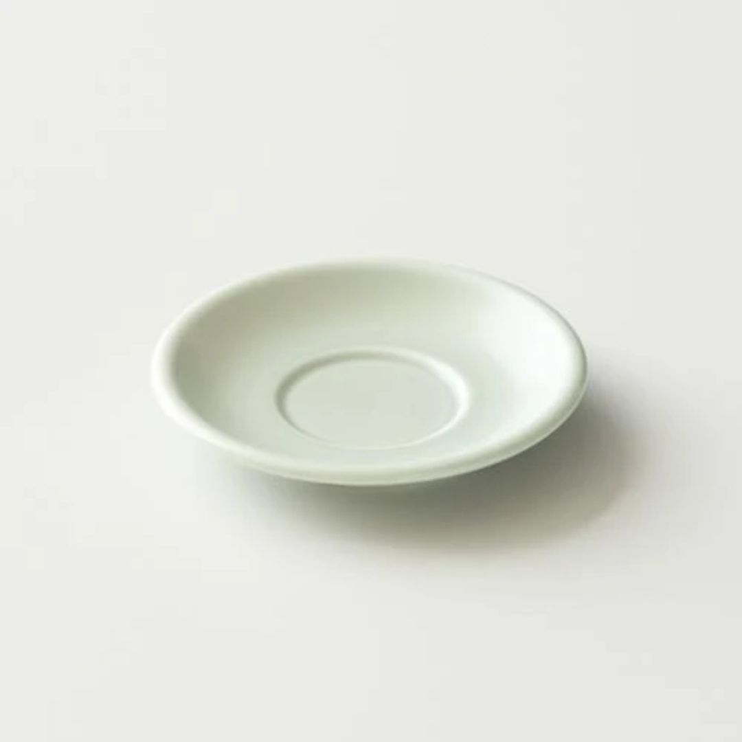 ORIGAMI 6 or 8oz Saucer Matte Green - Alas Cangkir Latte Bowl dari Jepang