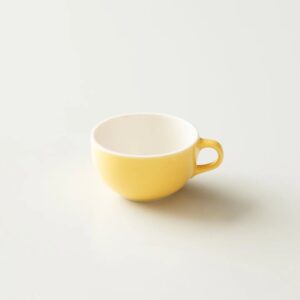 ORIGAMI 6oz Latte Bowl Yellow Cangkir Latte Keramik Jepang ORIGAMI 6oz Latte Bowl Yellow Cangkir Latte Keramik Jepang