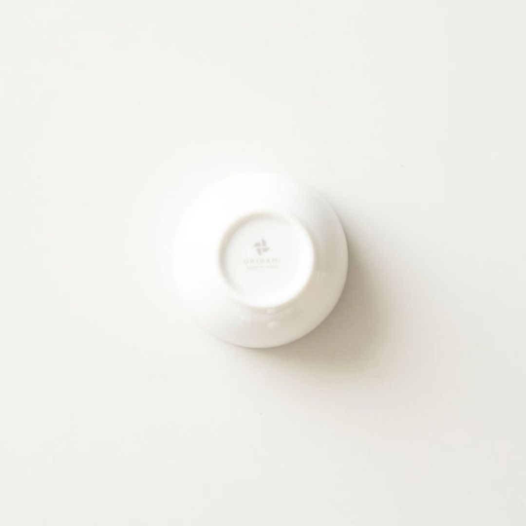ORIGAMI Sensory Milk Cup Round White untuk Menikmati Specialty Coffee