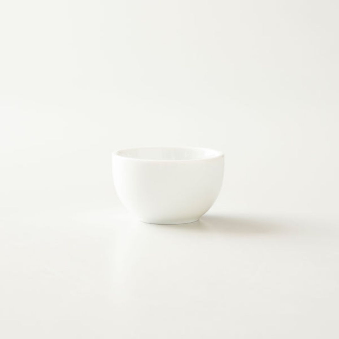 ORIGAMI Sensory Milk Cup Round White untuk Menikmati Specialty Coffee