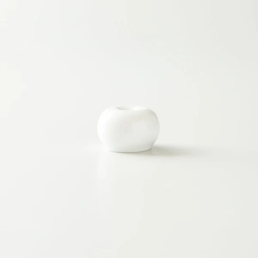 ORIGAMI Matcha Whisk Stand Porcelain White Made in Japan