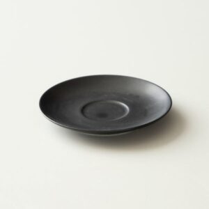 ORIGAMI 6/8oz Saucer Matte Black untuk Melengkapi Aroma Cup Favorit