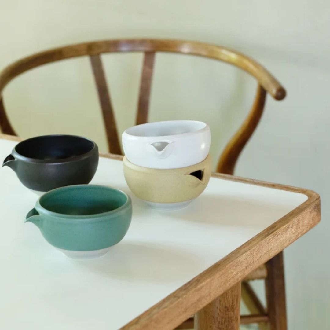 ORIGAMI Kataguchi Matcha Bowl Pour Kinu, Mangkuk Matcha Jepang Multifungsi ORIGAMI Kataguchi Matcha Bowl Pour Kinu, Mangkuk Matcha Jepang Multifungsi