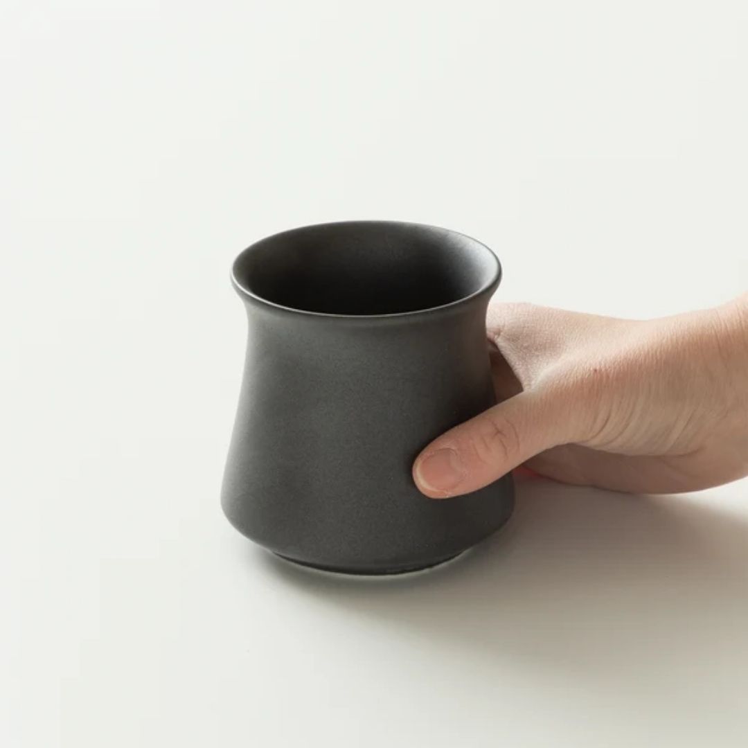 ORIGAMI Harmony Cup Matte Black - Cangkir Kopi Jepang Elegan dan Premium