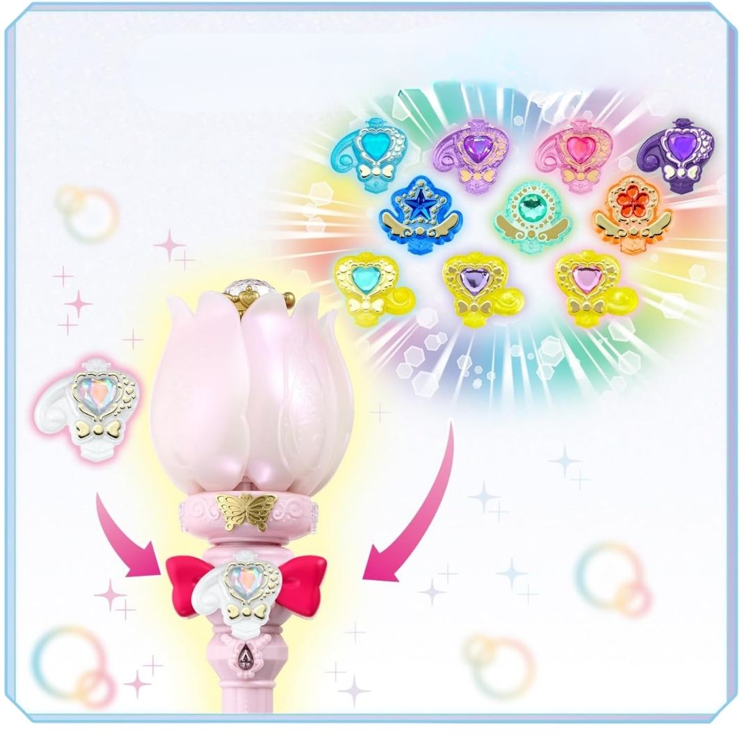 Detective Pretty Cure Shine Arcanary Rod Bandai Transformation Toy Set