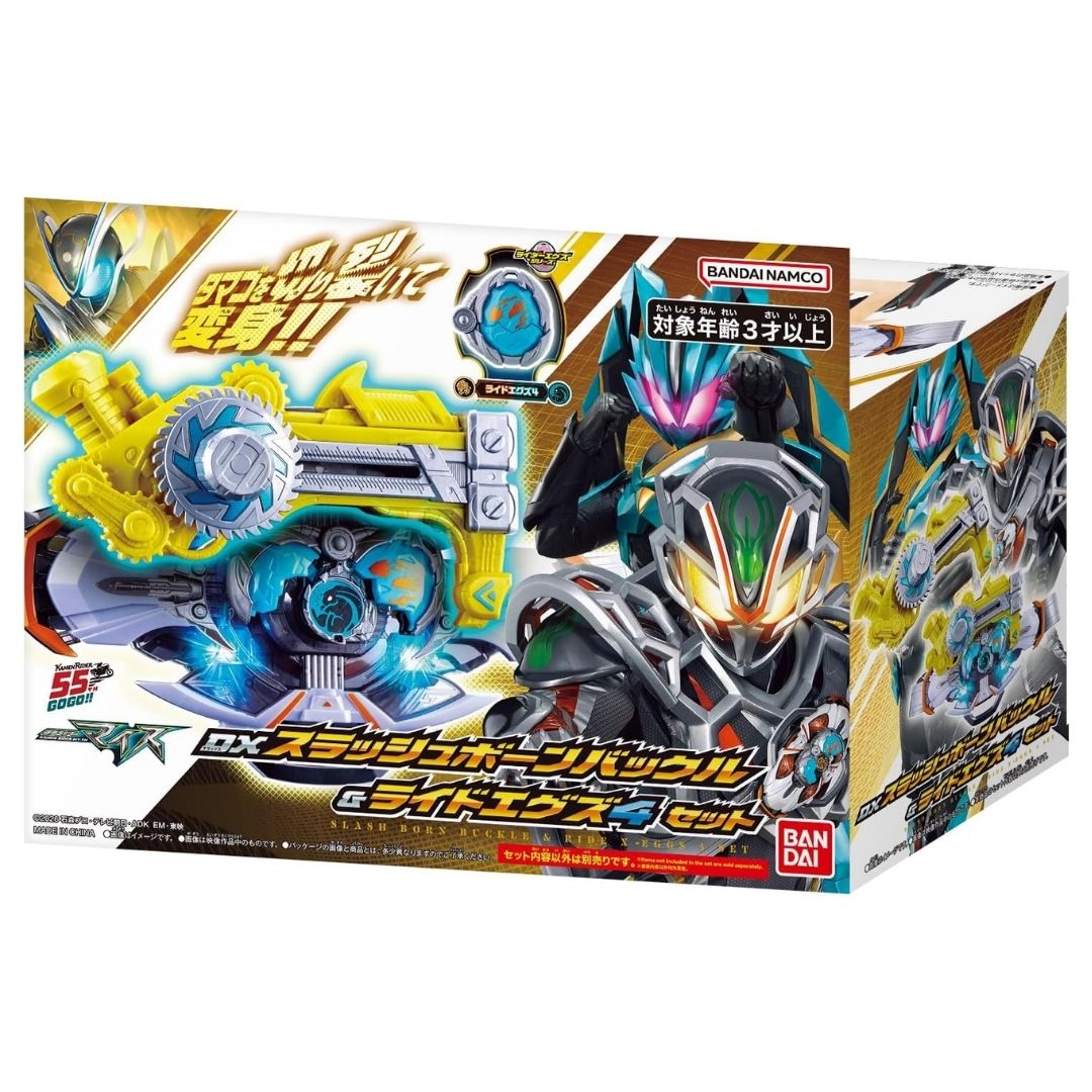 Kamen Rider My-Th Slash Born Buckle Set Bandai DX Ride Eggs 4 Transformation