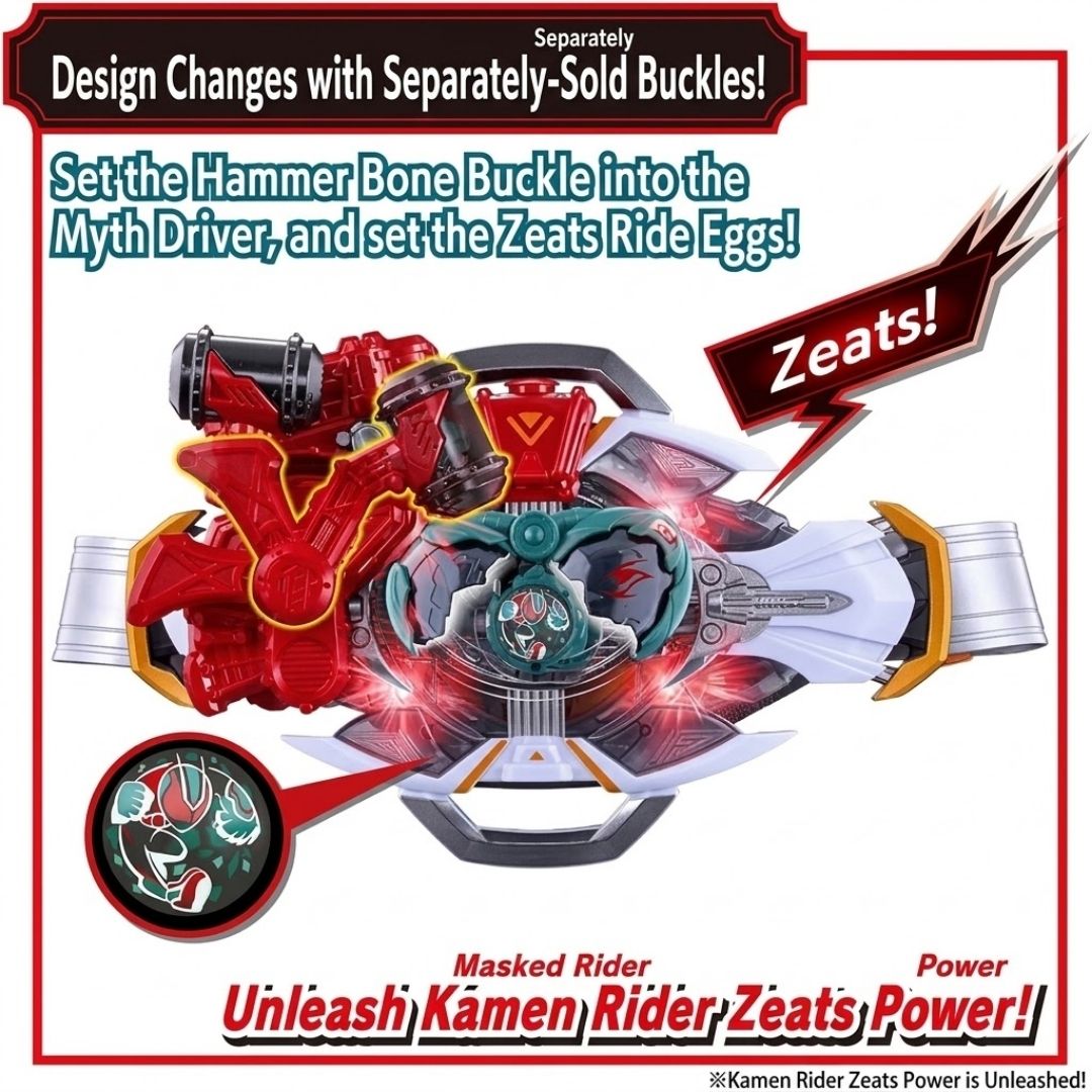 Kamen Rider Myth Legend Rider Set Bandai DX Zetz & Ichigo Rider Eggs Collection