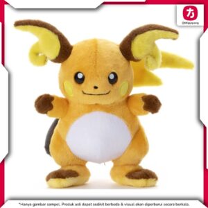 Pokemon Raichu Plush Takara Tomy Arts Boneka Koleksi Imut Ukuran 23 cm Pokemon Raichu Plush Takara Tomy Arts Boneka Koleksi Imut Ukuran 23 cm