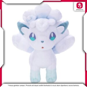 Pokemon Alolan Vulpix Plush Takara Tomy Arts Boneka Koleksi Imut 23 cm Pokemon Alolan Vulpix Plush Takara Tomy Arts Boneka Koleksi Imut 23 cm