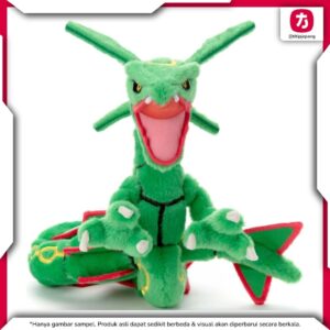 Pokemon Rayquaza Plush Takara Tomy Arts Boneka Koleksi Detail Ukuran 23 cm Pokemon Rayquaza Plush Takara Tomy Arts Boneka Koleksi Detail Ukuran 23 cm