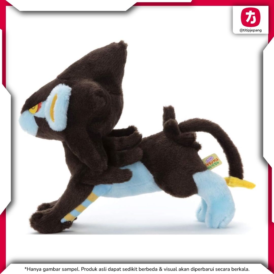 Pokemon Luxray Plush Takara Tomy Arts Boneka Koleksi Lembut Ukuran 23 cm Pokemon Luxray Plush Takara Tomy Arts Boneka Koleksi Lembut Ukuran 23 cm