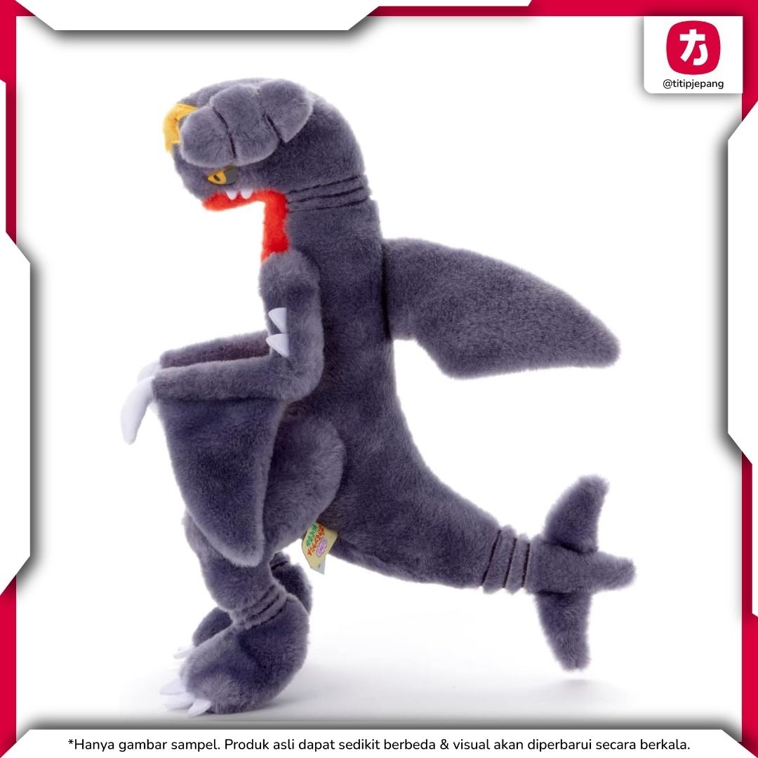 Pokemon Garchomp Plush Takara Tomy Arts Boneka Koleksi Besar Ukuran 28 cm Pokemon Garchomp Plush Takara Tomy Arts Boneka Koleksi Besar Ukuran 28 cm