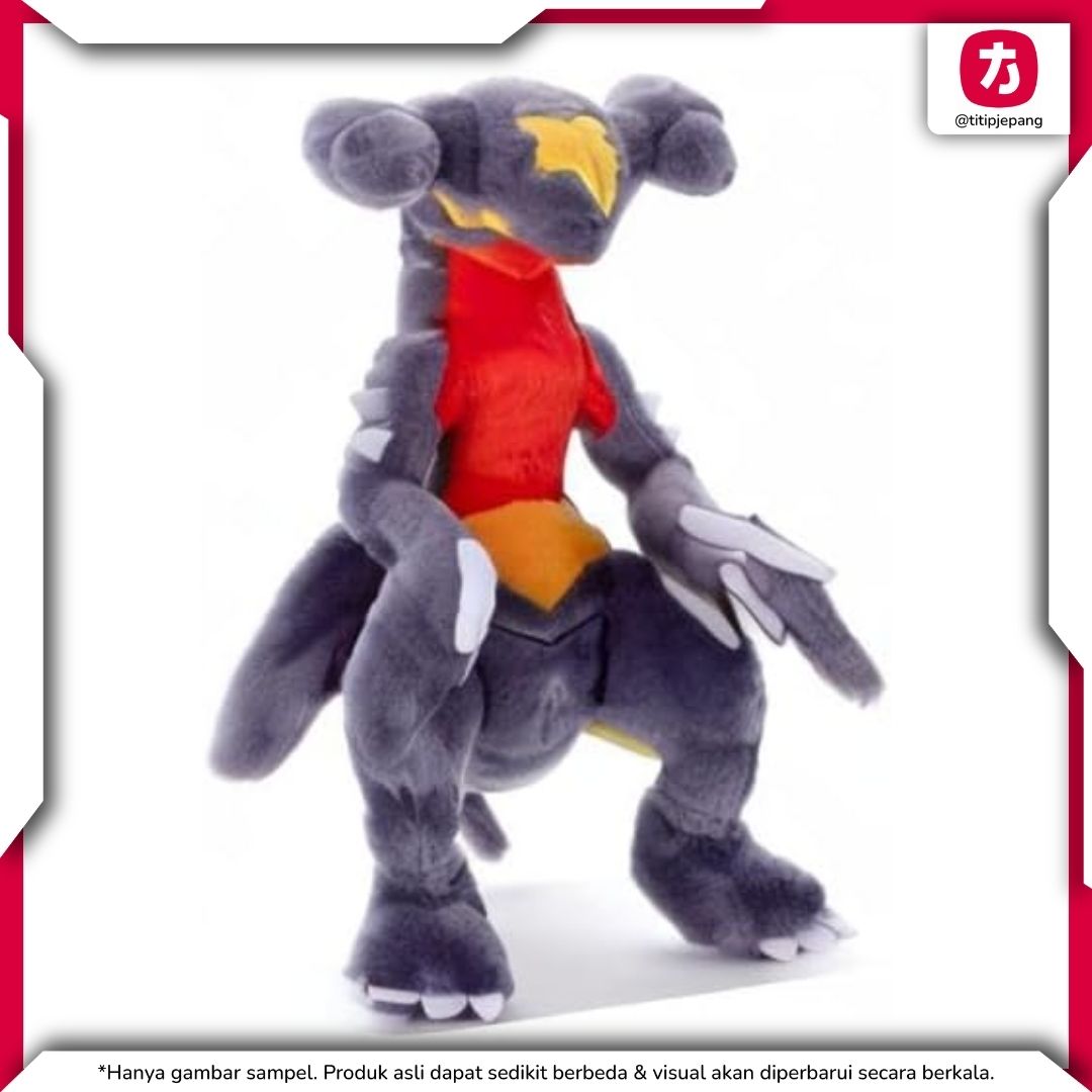Pokemon Garchomp Plush Takara Tomy Arts Boneka Koleksi Besar Ukuran 28 cm Pokemon Garchomp Plush Takara Tomy Arts Boneka Koleksi Besar Ukuran 28 cm