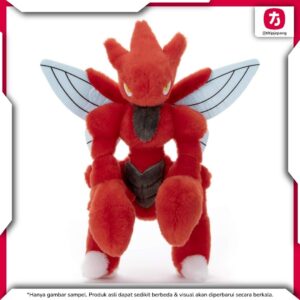Pokemon Scizor Plush Takara Tomy Arts Boneka Koleksi Detail Ukuran 25 cm Pokemon Scizor Plush Takara Tomy Arts Boneka Koleksi Detail Ukuran 25 cm