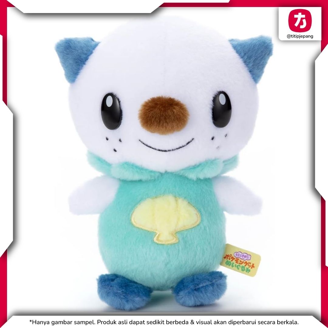 Pokemon Oshawott Plush Takara Tomy Arts Boneka Koleksi Imut Ukuran 18 cm Pokemon Oshawott Plush Takara Tomy Arts Boneka Koleksi Imut Ukuran 18 cm