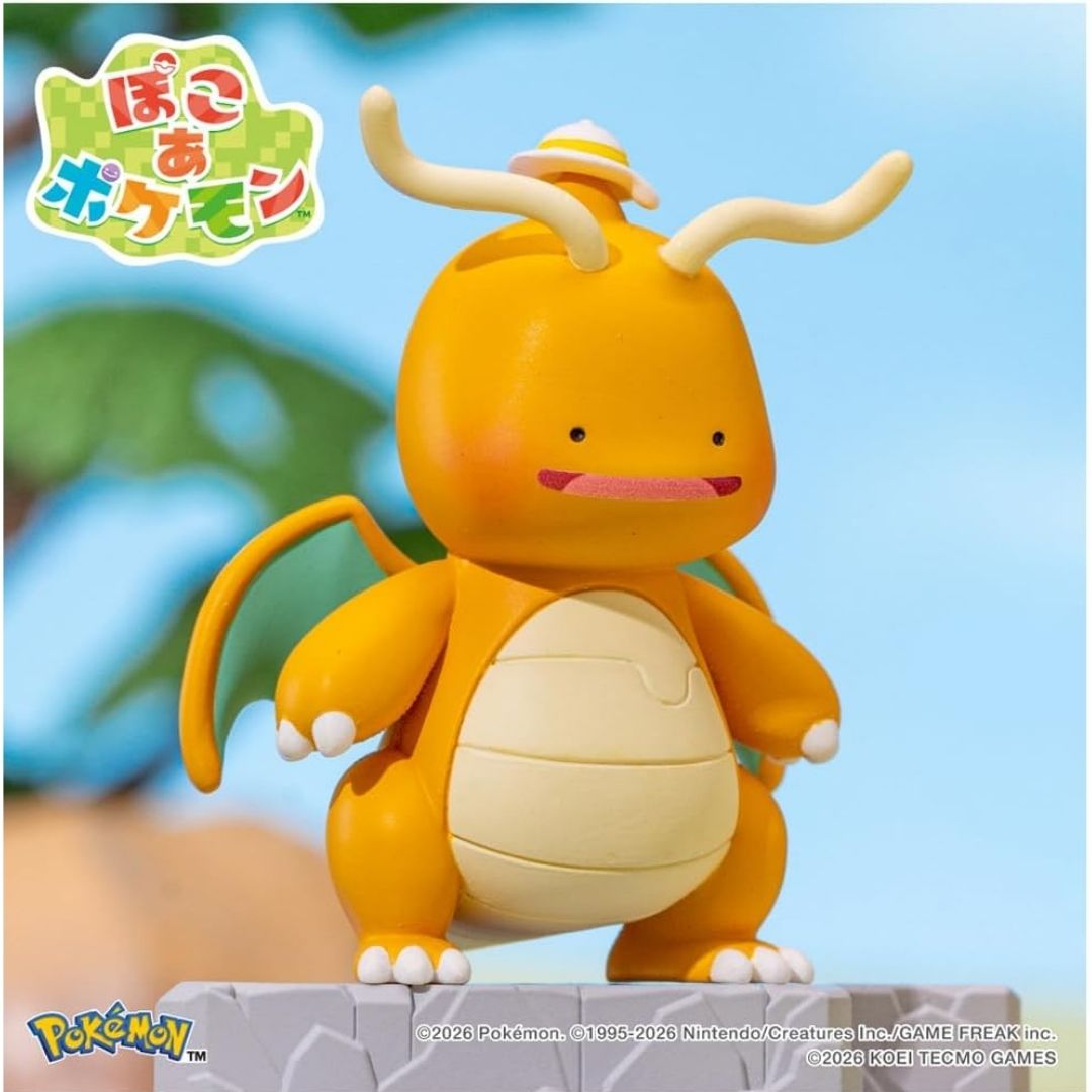 Takara Tomy Pokémon Moncolle Metamon Dragonite Figure Kaiyu Henshin 4 cm