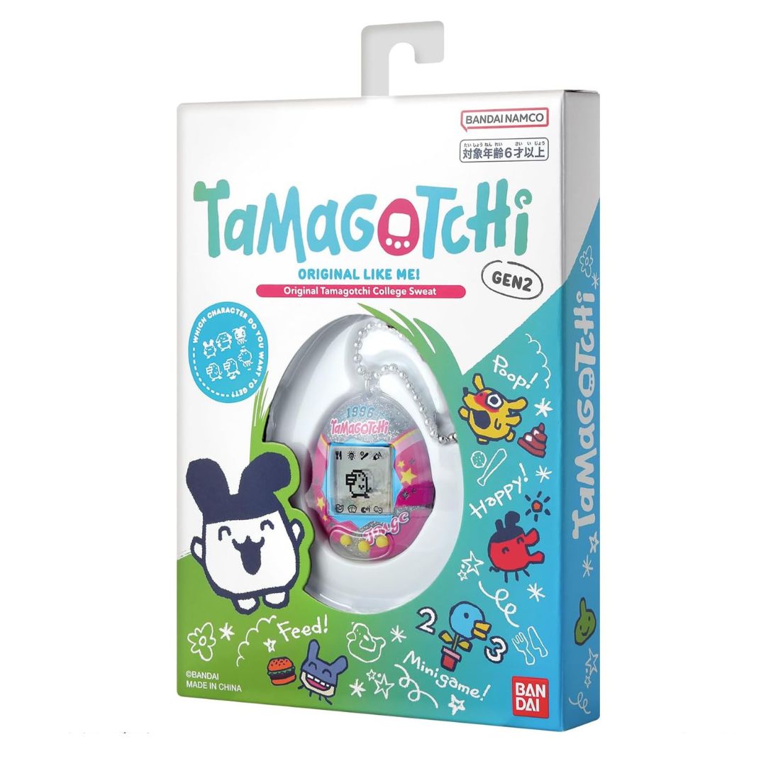 College Sweat Original Tamagotchi Bandai GEN2 Virtual Pet Koleksi Klasik College Sweat Original Tamagotchi Bandai GEN2 Virtual Pet Koleksi Klasik