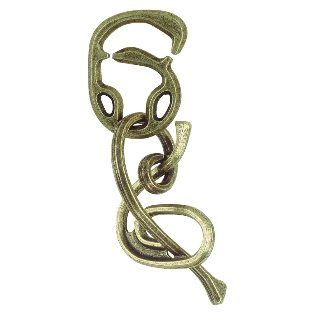 Hanayama Cast Enigma Removal Puzzle Difficulty Level 6 Metal HUZZLE Hanayama Cast Enigma Removal Puzzle Difficulty Level 6 Metal HUZZLE