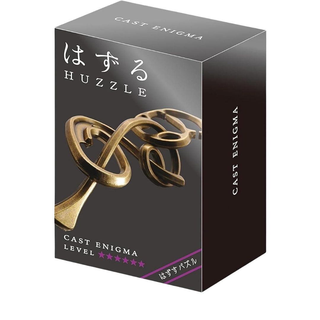 Hanayama Cast Enigma Removal Puzzle Difficulty Level 6 Metal HUZZLE